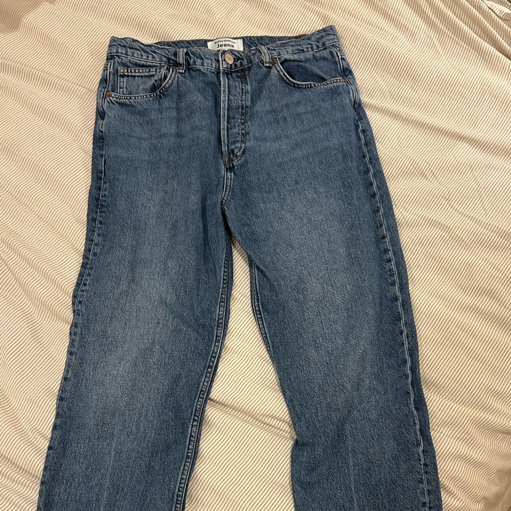 Reformation Indigo Straight Jeans